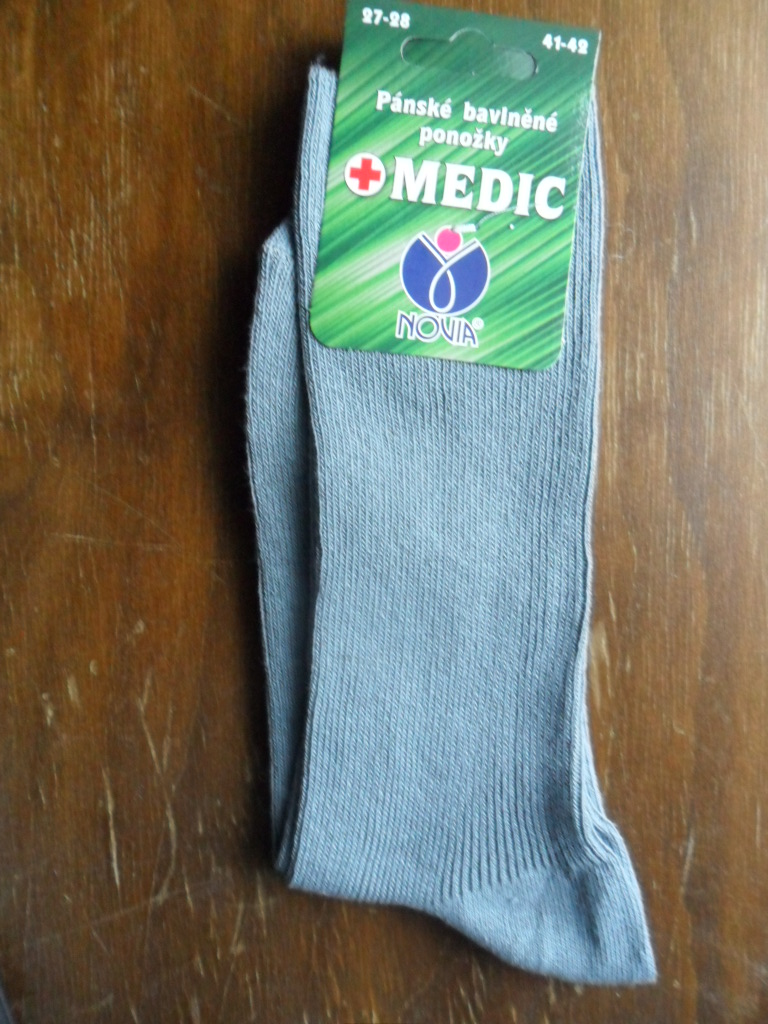MEDIC-pánské zdravotní ponožky NOVIA tmavě modré  43-45 (29-30)
